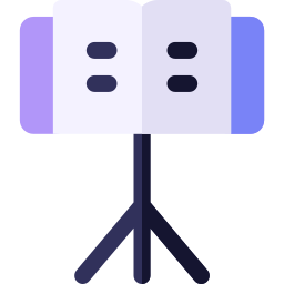 Music stand icon