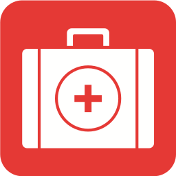 First aid kit icon