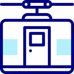 Cable car cabin icon