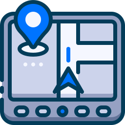 geographisches positionierungs system icon