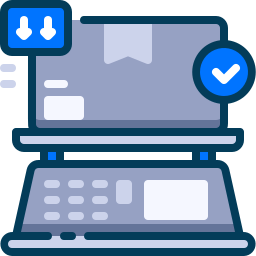 Weight scale icon