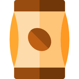 saco de café Ícone