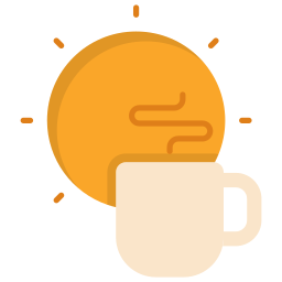 Утренний кофе иконка