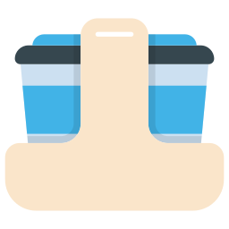 Cup carrier icon