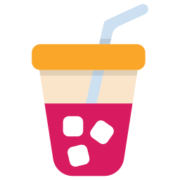 Ice coffee icon