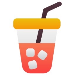 Ice coffee icon