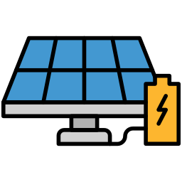 célula solar icono