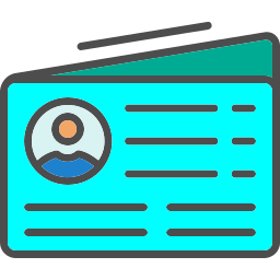 Business card icon