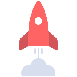 lancement de fusée Icône