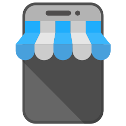 Mobile shop icon