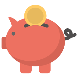 Piggy bank icon