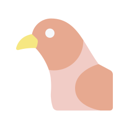 pájaro icono