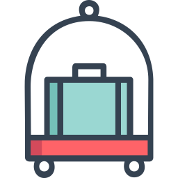 Travel baggage icon