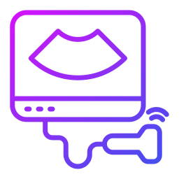 echografie apparaat icoon