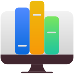 Digital library icon