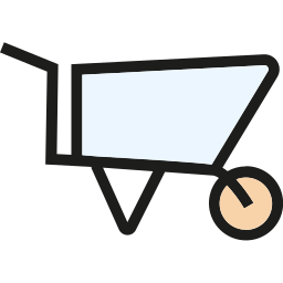 Wheel barrow icon