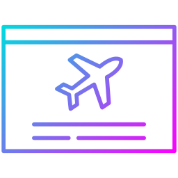 Flight information icon