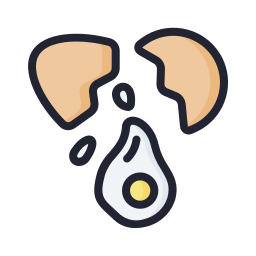 Разбитое яйцо иконка