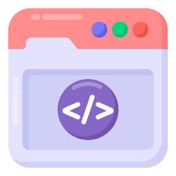 Web programming icon