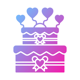 Wedding cake icon