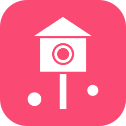 Bird house icon