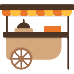 carrito de comida icono