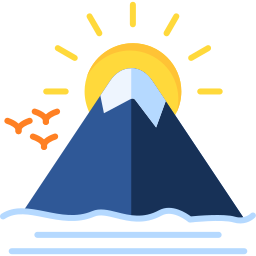 Fuji mountain icon