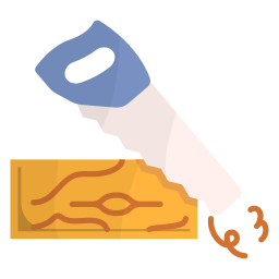 Hand saw icon