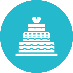 Wedding cake icon