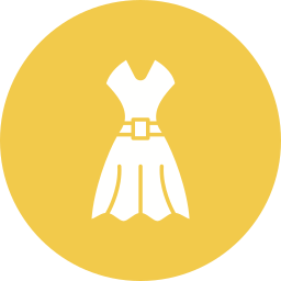 Wedding dress icon