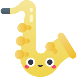 saxofón icono