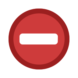 Stop sign icon