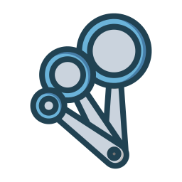 Measuring spoons icon