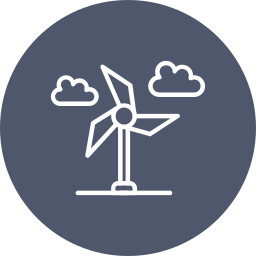 Wind turbine icon