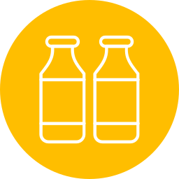 Milk bottle icon