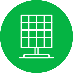 Solar panel icon