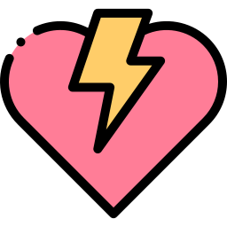 Broken heart icon