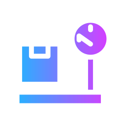 Weight scale icon