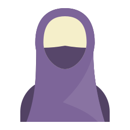 muslimische frau icon