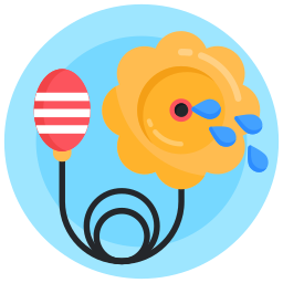 Squirting flower icon