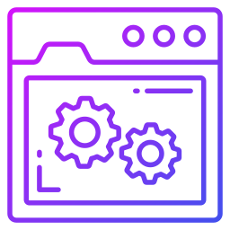 configurações da web Ícone