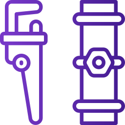 llave de tubo icono