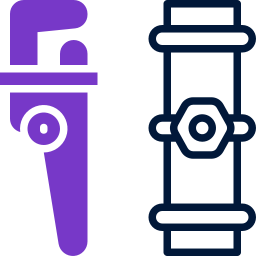 Трубный ключ иконка