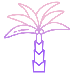 palmera datilera icono