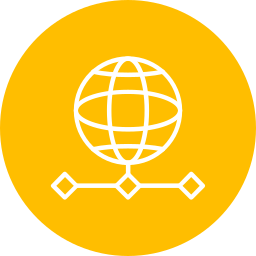 cuadrícula mundial icono