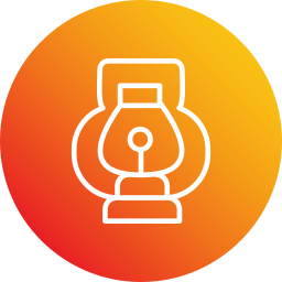 Oil lamp icon