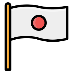 bandera de japon icono