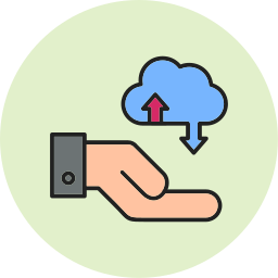 Cloud data icon