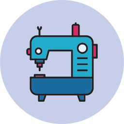 máquina de coser icono