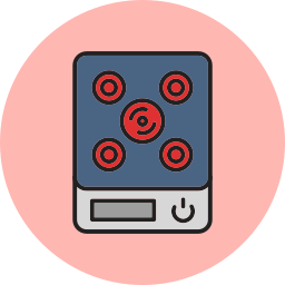 Induction stove icon